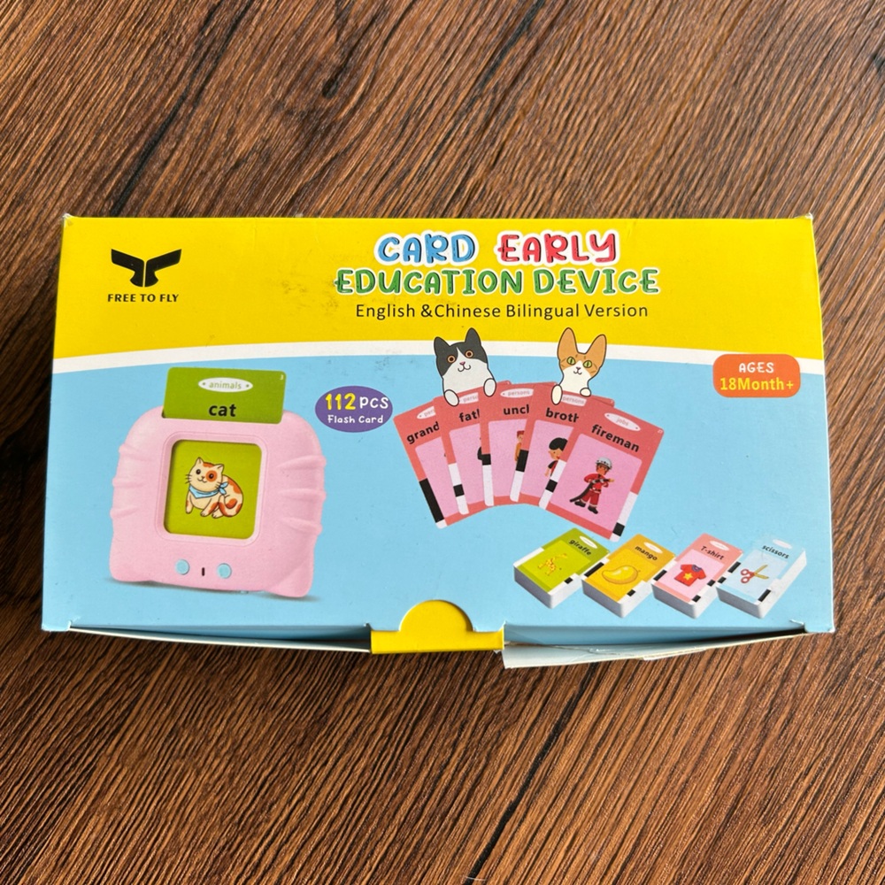 Toddler Sight Word Flashcard Set with Electronic Reader